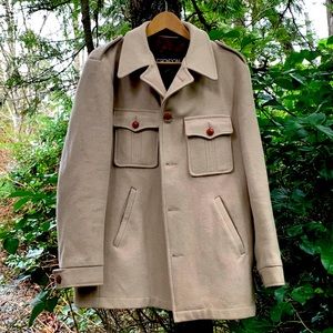 Vintage wool shacket